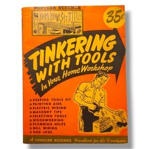 Vintage 1942 1946 Popular Science Magazine - Home Workshop Thinking With Tools